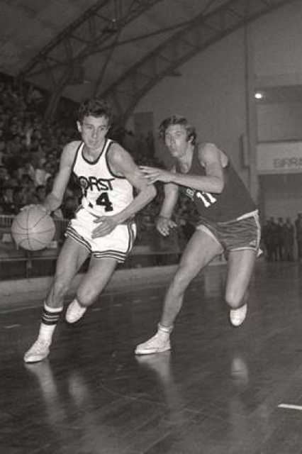 Marzorati in azione di palleggio